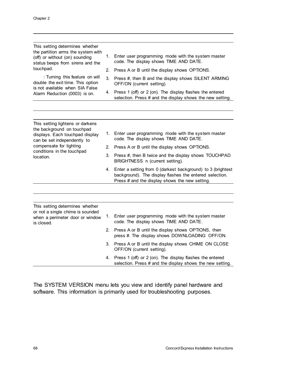 Interlogix Concord Express Installation Manual User Manual | Page 74 / 117
