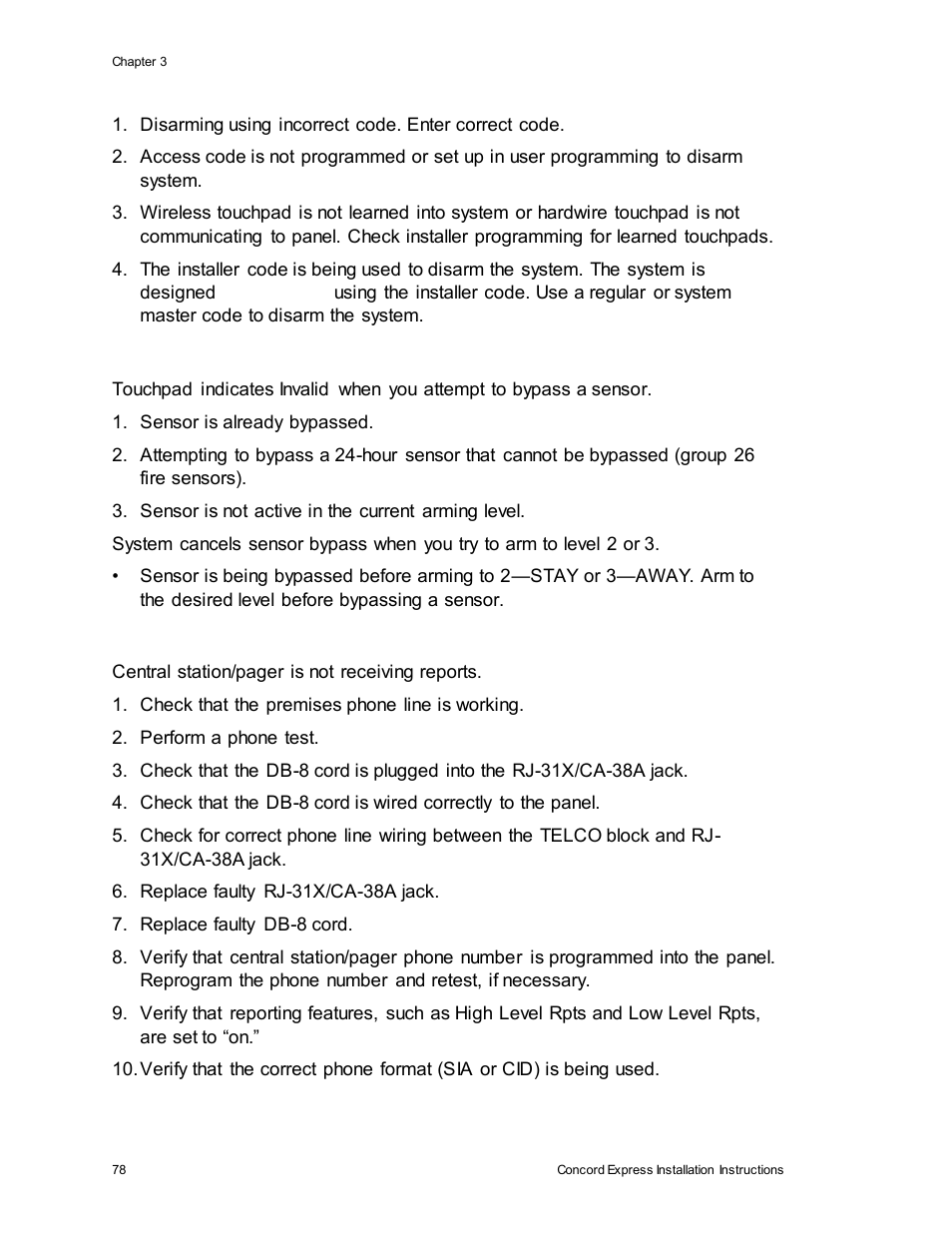 Interlogix Concord Express Installation Manual User Manual | Page 84 / 117