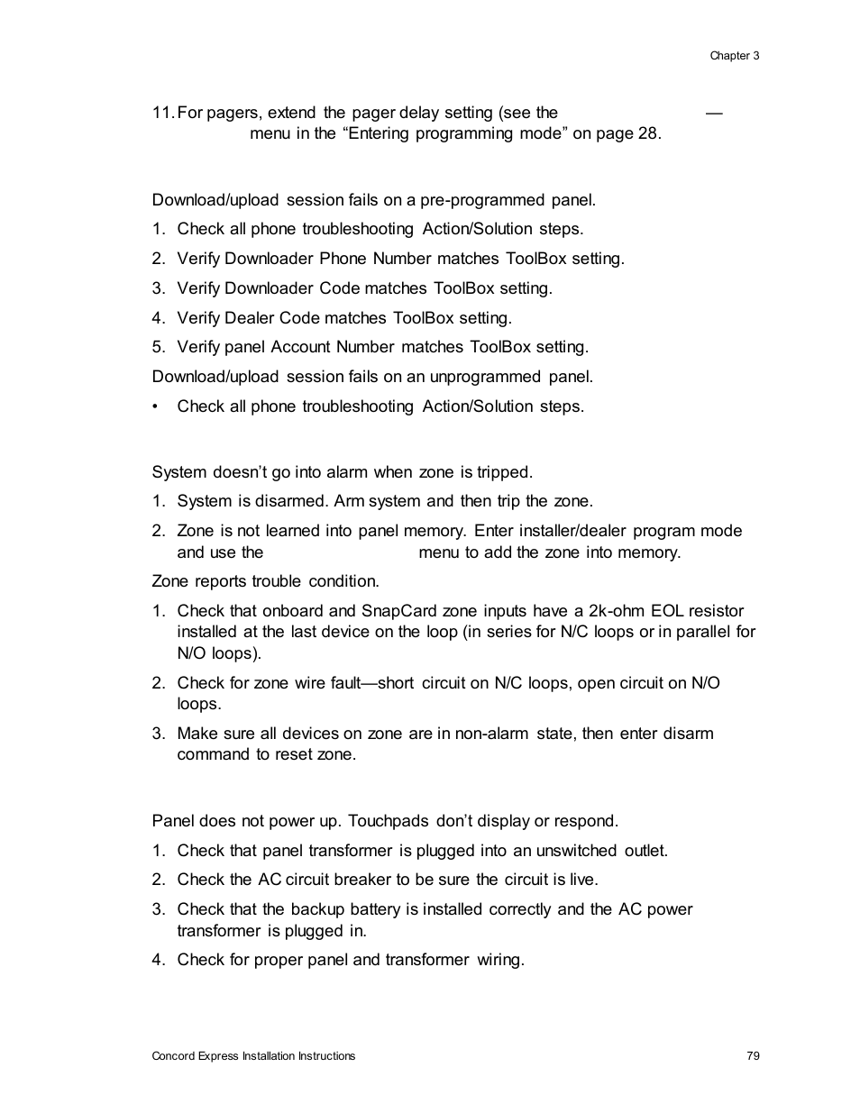 Interlogix Concord Express Installation Manual User Manual | Page 85 / 117