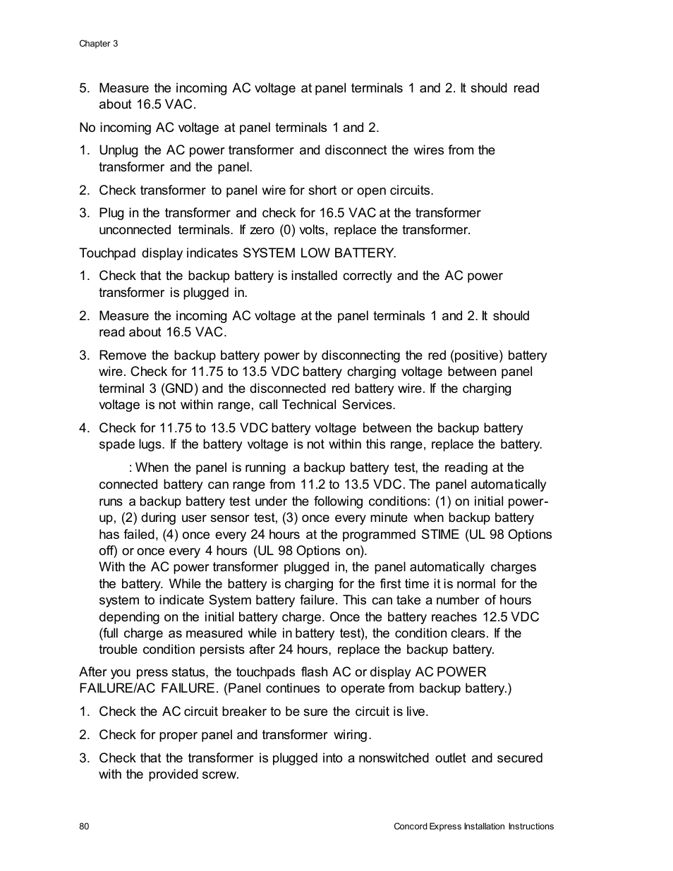 Interlogix Concord Express Installation Manual User Manual | Page 86 / 117