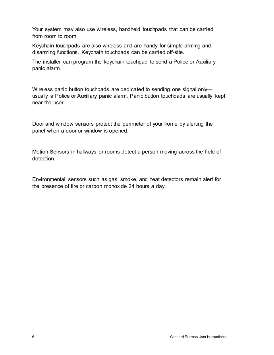 Interlogix Concord Express User Manual User Manual | Page 12 / 62