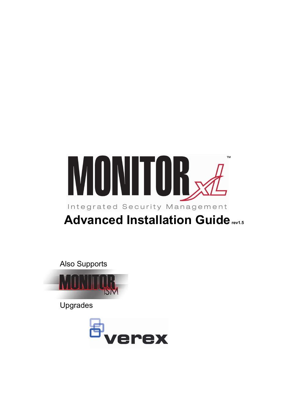 Interlogix Monitor XL Advanced Installation Guide User Manual | 76 pages