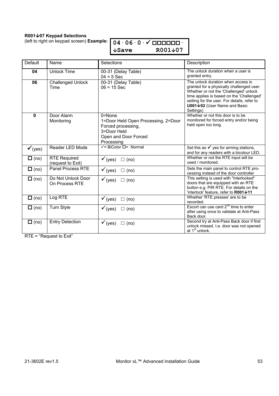 Save r001 | Interlogix Monitor XL Advanced Installation Guide User Manual | Page 59 / 76