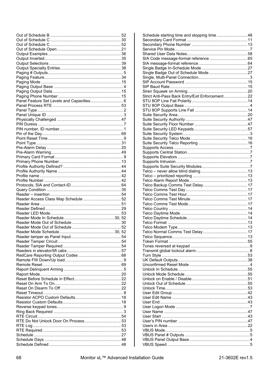 Interlogix Monitor XL Advanced Installation Guide User Manual | Page 74 / 76