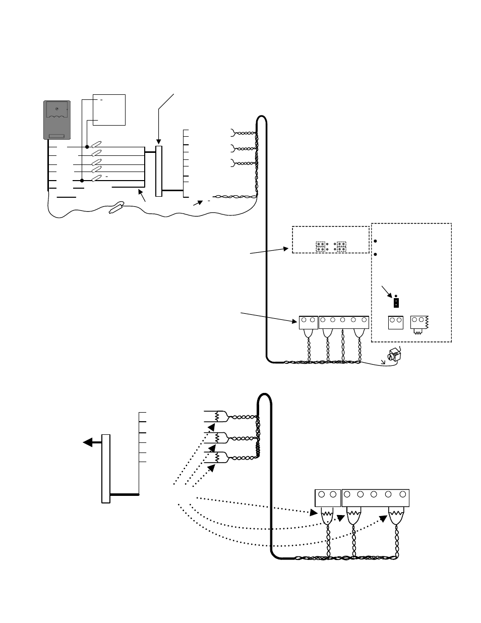 Wiegand to rs485 interface board, 4 pair travel cable reader wiring, Elevator isolator board | Interlogix Monitor XL Hardware Guide User Manual | Page 43 / 66