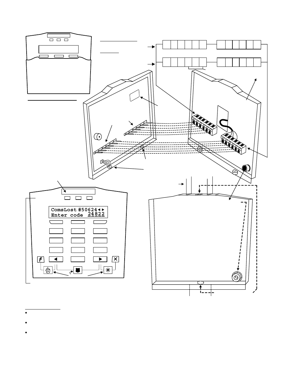 Keypad, Enter code | Interlogix Monitor XL Hardware Guide User Manual | Page 55 / 66