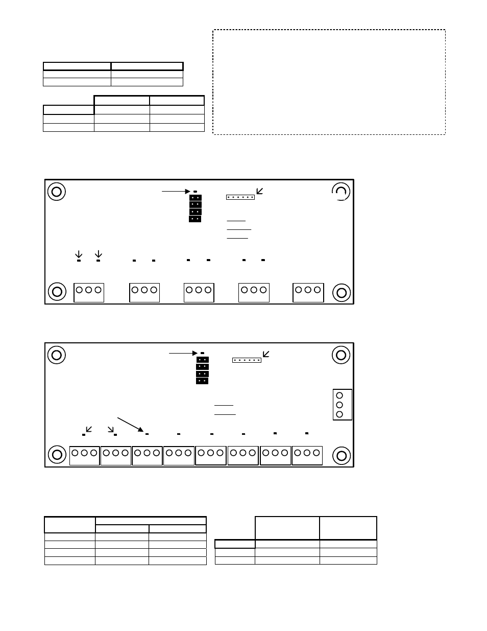 Transistor output expander, Relay output expander, 8 transistor output expansion | 8 relay output expansion | Interlogix Monitor XL Hardware Guide User Manual | Page 57 / 66