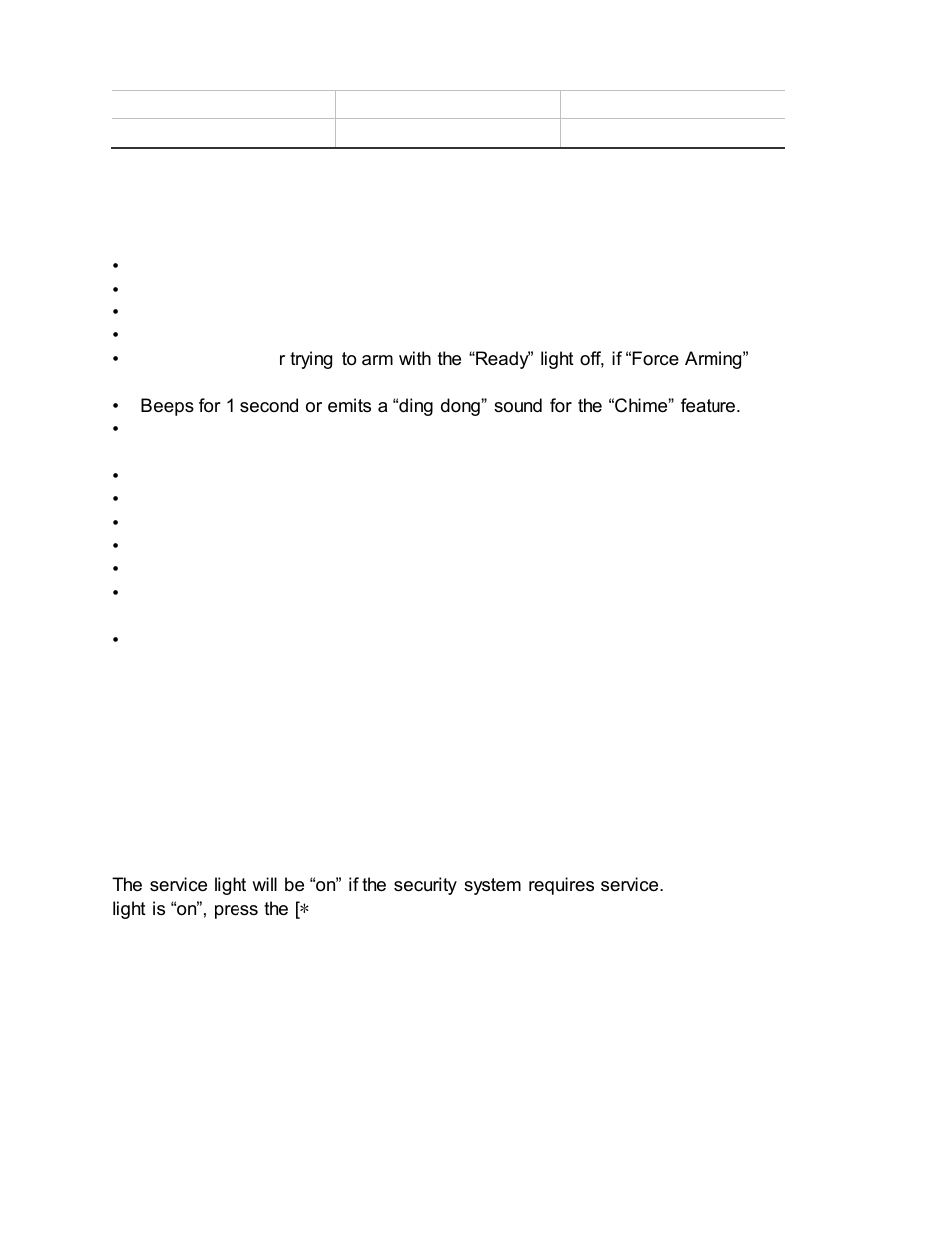 Service menu | Interlogix NX-4V2 User Manual User Manual | Page 18 / 21