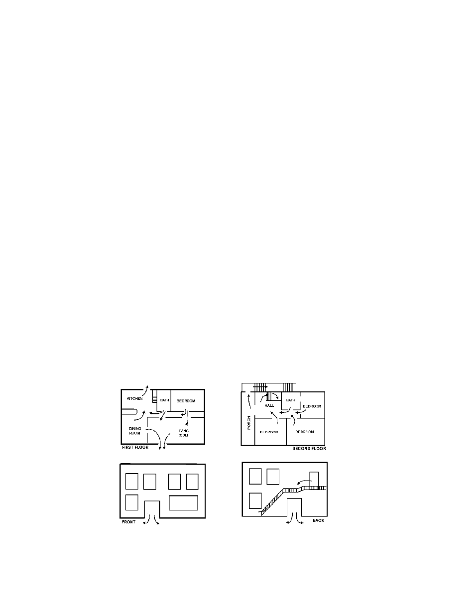 Emergency evacuation plans | Interlogix NX-4V2 User Manual User Manual | Page 20 / 21