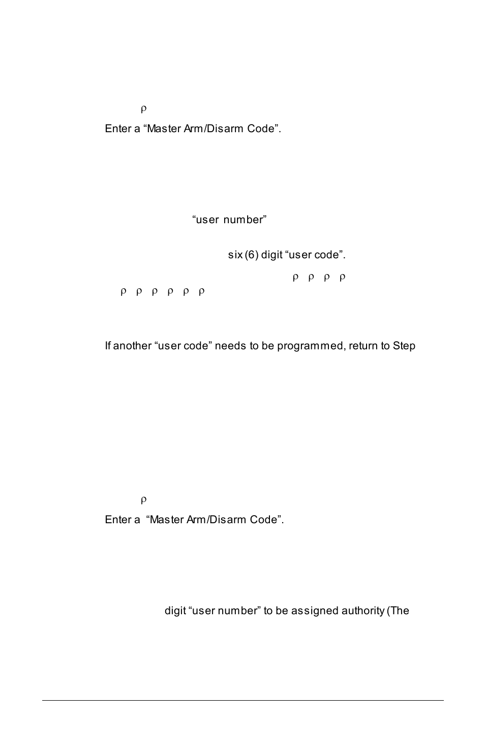 Changing user codes, Assigning user code authority levels | Interlogix NX-6V2 User Manual User Manual | Page 12 / 20