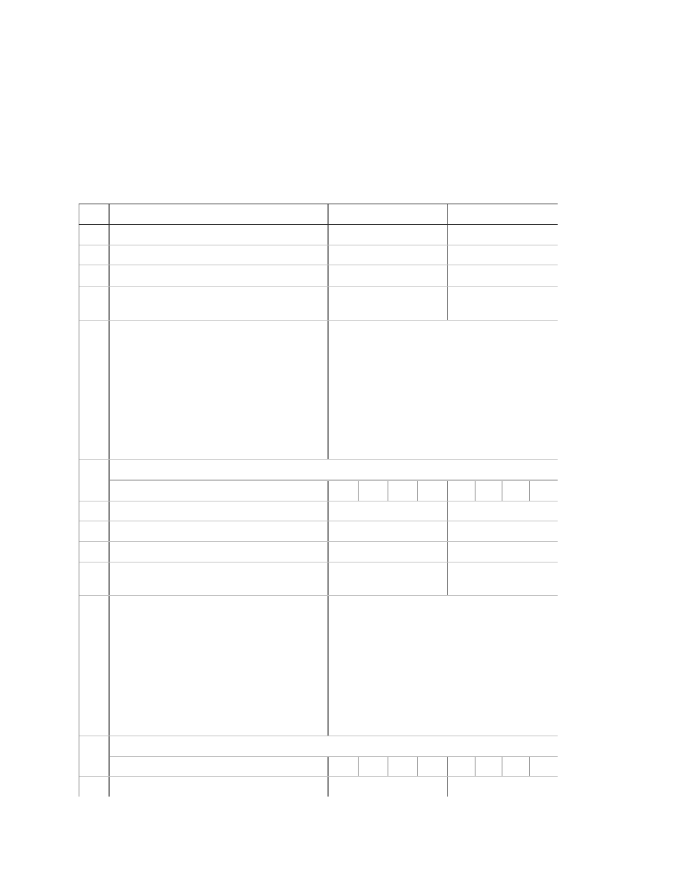 Programming worksheet | Interlogix NX-8V2 REV H Installation Manual User Manual | Page 72 / 99