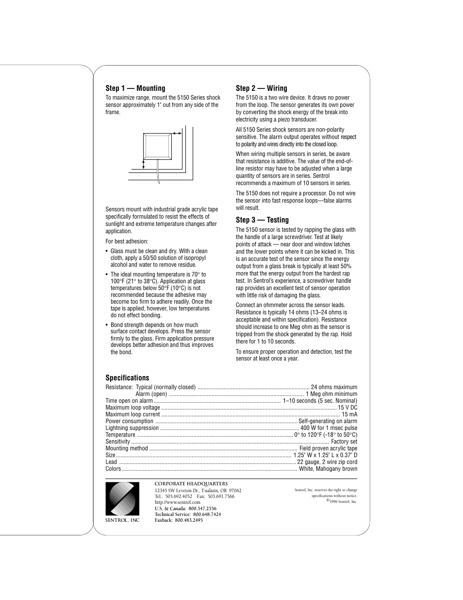 Interlogix 5150 Series User Manual | Page 2 / 2
