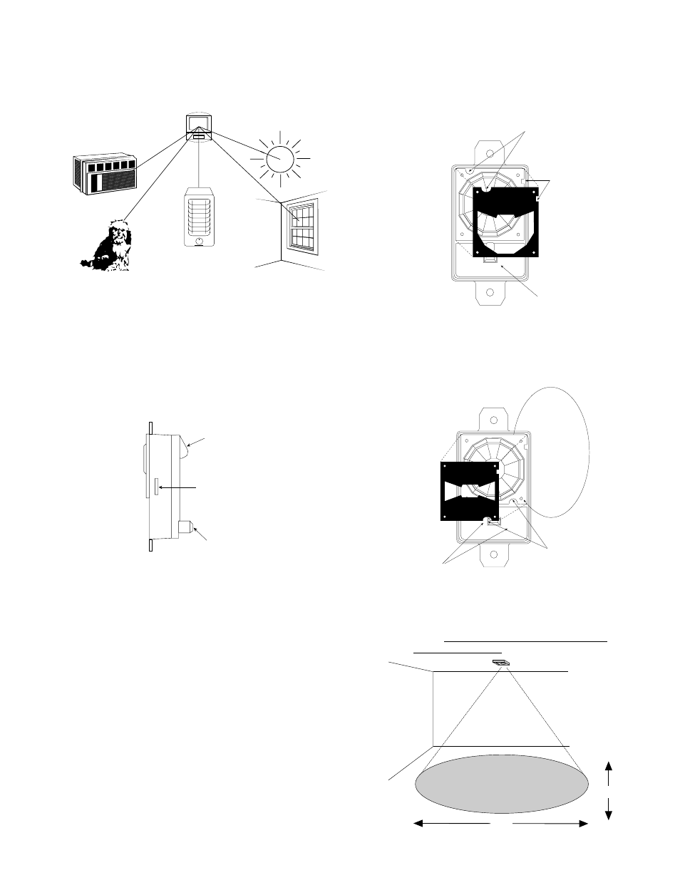 Installing the flush mount sureshot | Interlogix 6250FM Series User Manual | Page 2 / 4