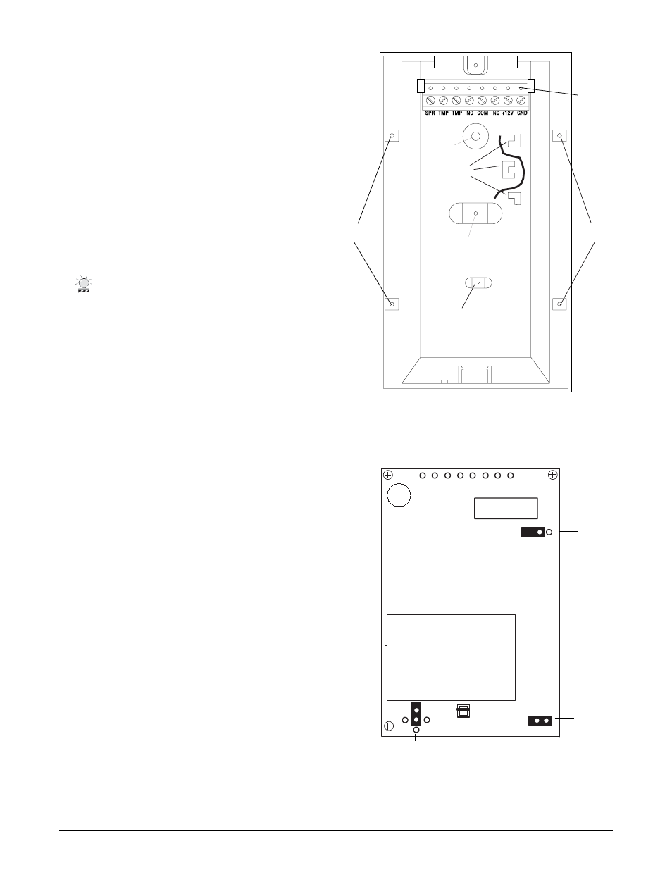 Installing the detector | Interlogix RCR-50 User Manual | Page 2 / 4