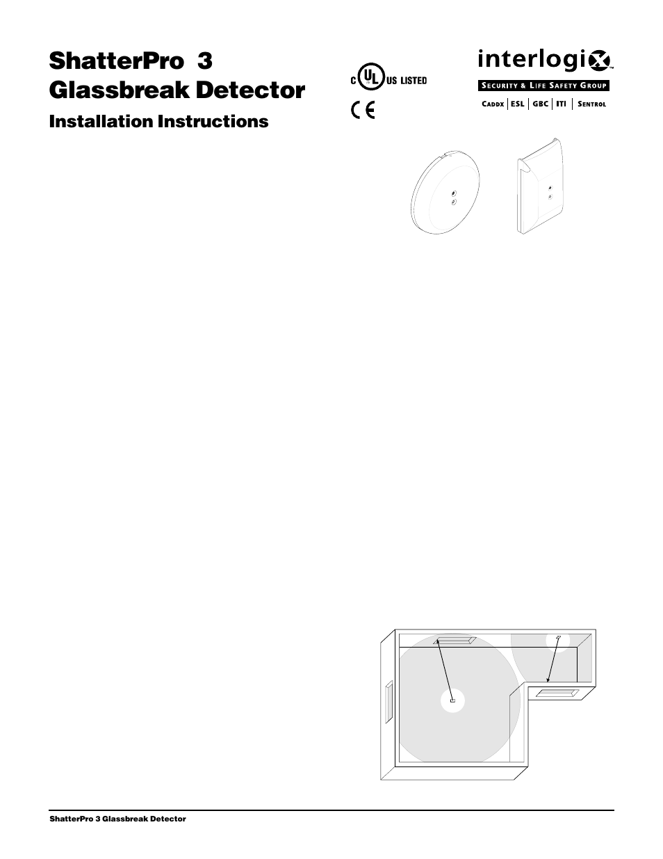 Interlogix ShatterPro 3 User Manual | 4 pages