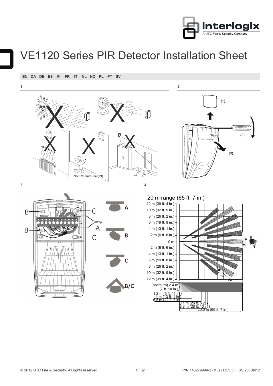 Interlogix VE1120 User Manual | 32 pages