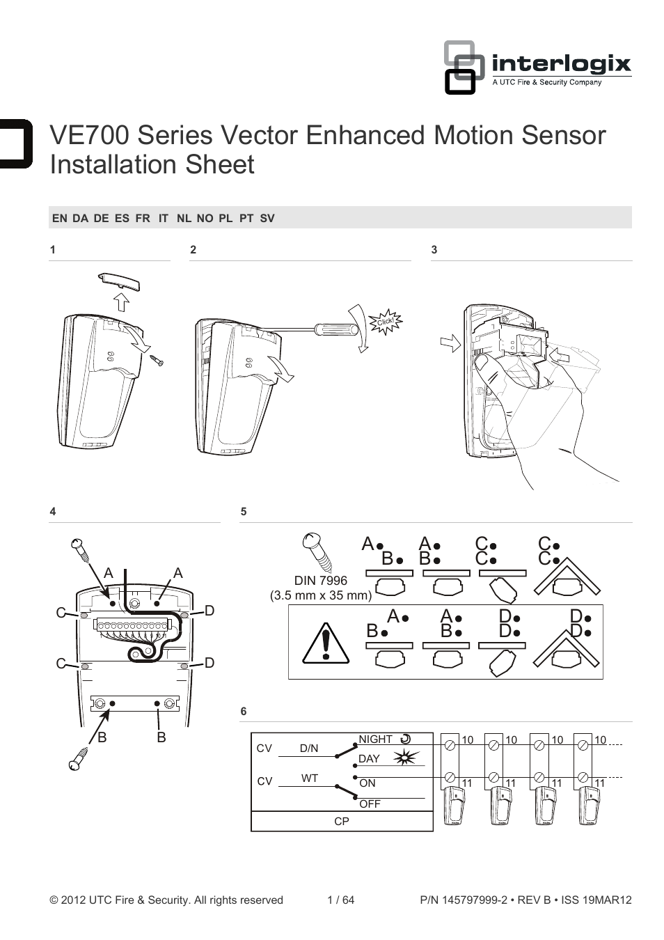 Interlogix VE736 User Manual | 64 pages
