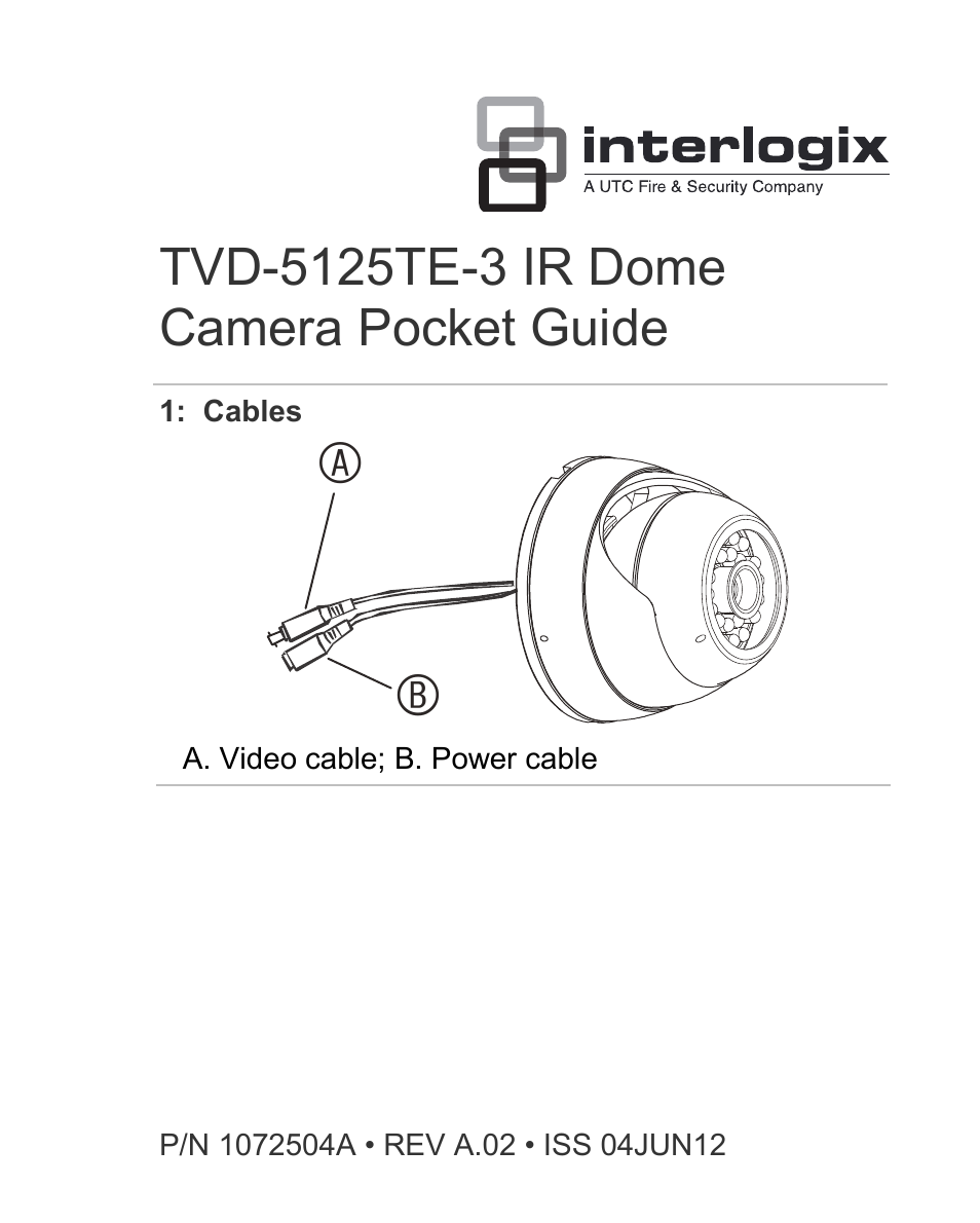 Interlogix TVD-5125TE-3 User Manual | 8 pages