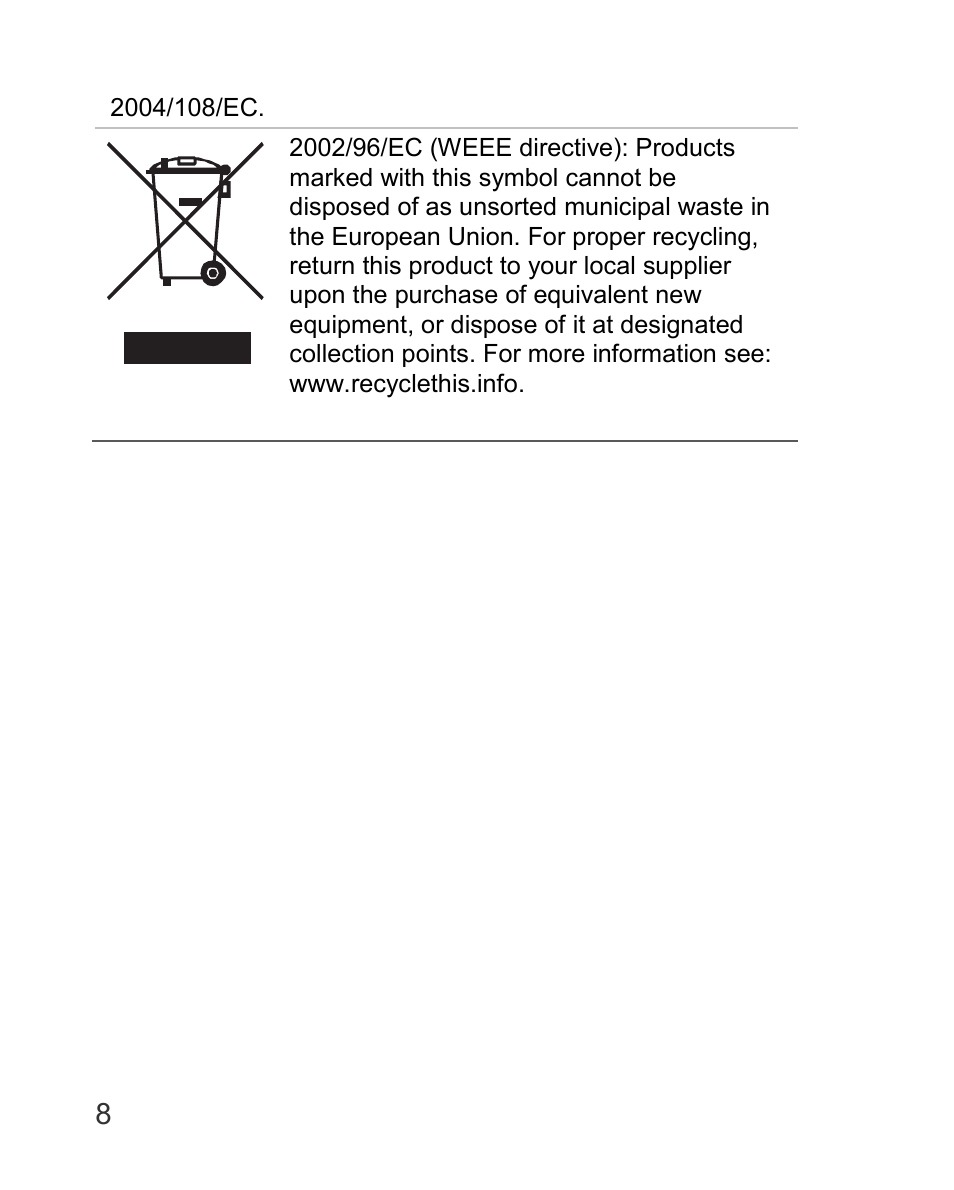 Interlogix TVC-5120-1 User Manual | Page 8 / 8