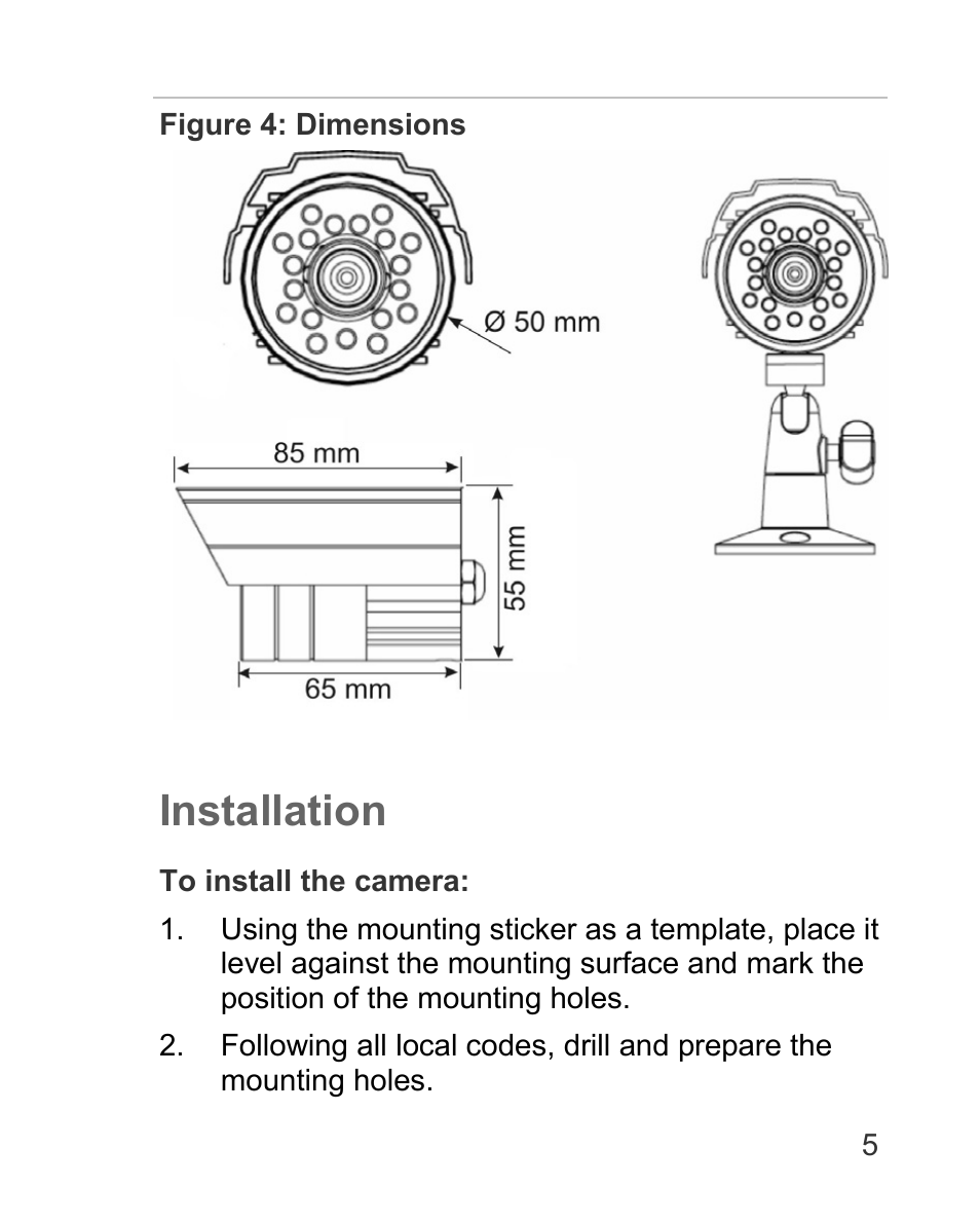 Interlogix TVC-5125BE-3 User Manual | Page 5 / 8