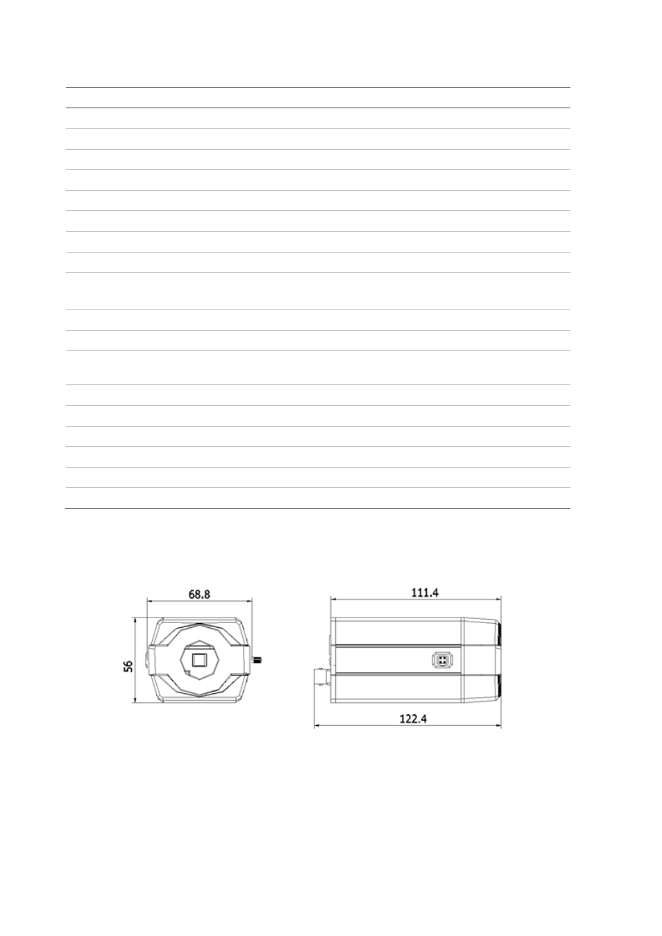 Specifications, Dimensions | Interlogix TVC-6120-1 User Manual User Manual | Page 18 / 19