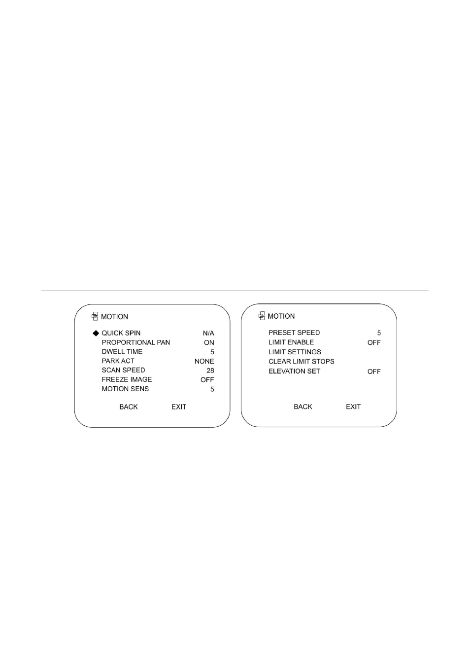 Ptz control parameters, Proportional panning | Interlogix TruVision 960H Premium Resolution Series PTZ Cameras Configuration Manual User Manual | Page 21 / 38