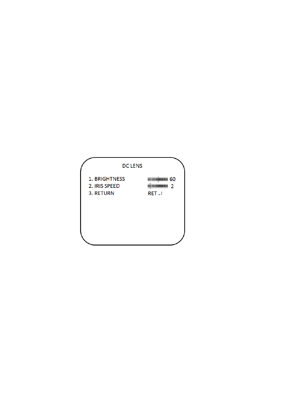Exposure, Select the lens | Interlogix TVD-4101 User Manual | Page 10 / 27