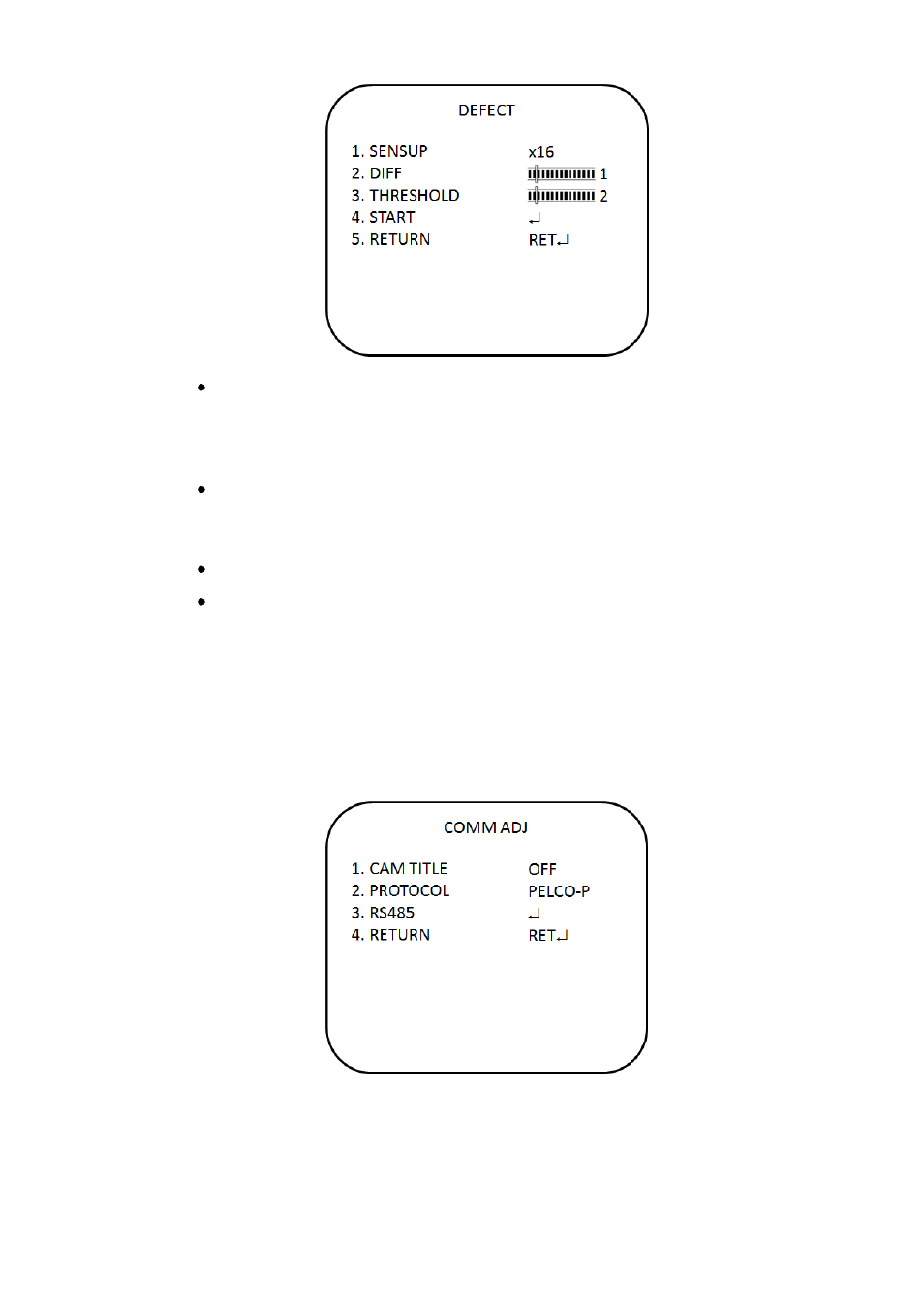 Protocol adjustment | Interlogix TVD-4101 User Manual | Page 23 / 27