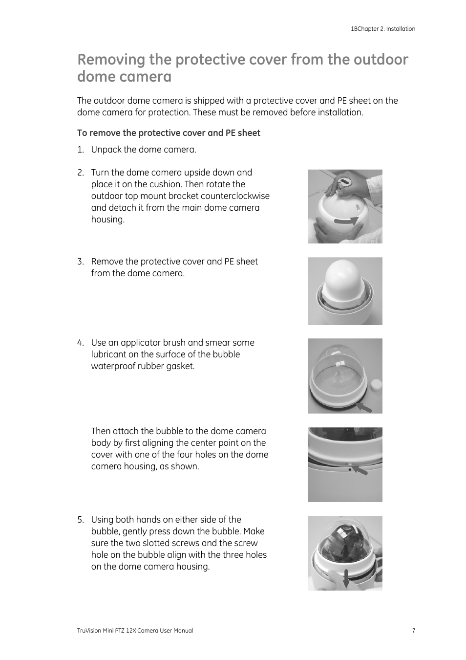 Interlogix TruVision PTZ Mini 12X User Manual User Manual | Page 11 / 65