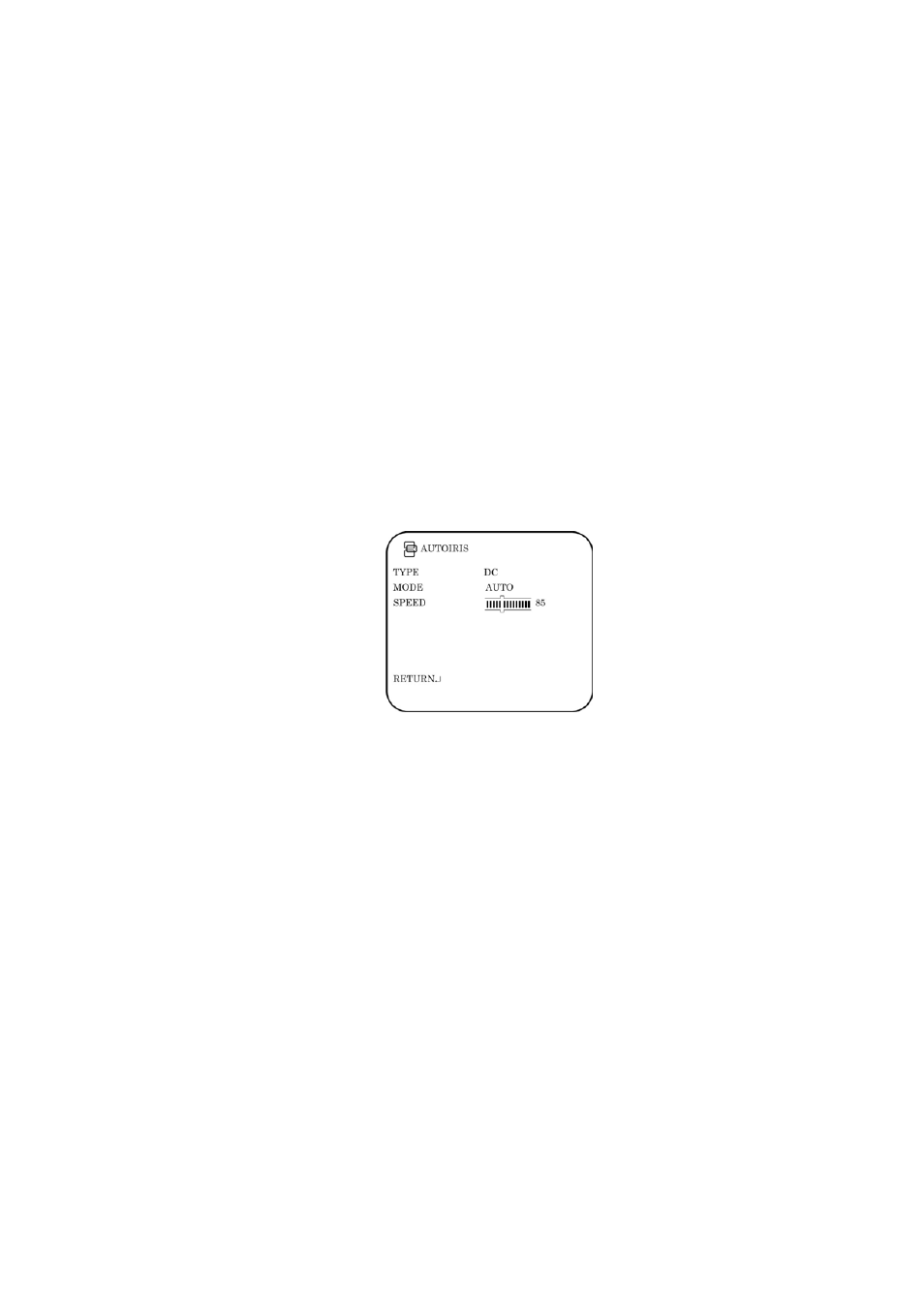 Select the lens type, Set shutter/agc | Interlogix UVC-6130-1 User Manual User Manual | Page 11 / 22