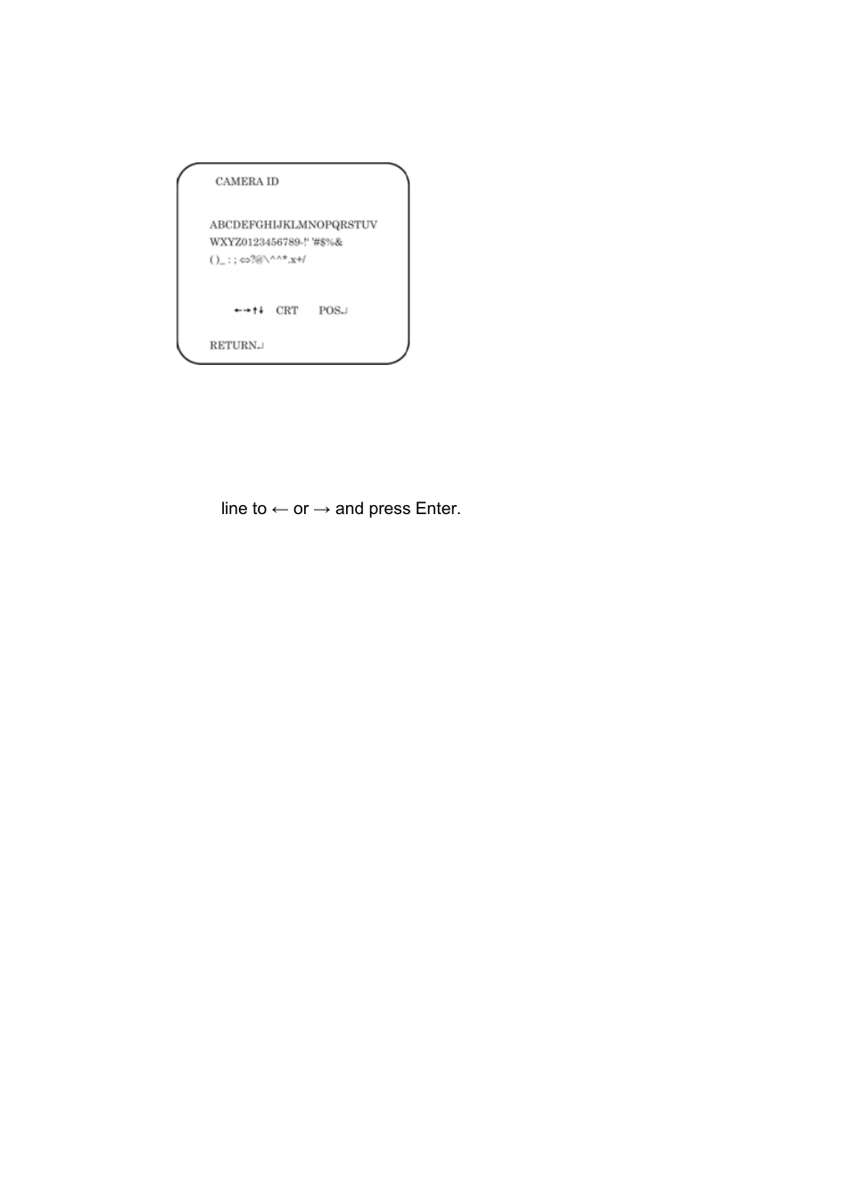 Set the camera id, Select the language, Reset camera settings | Interlogix UVC-6130-1 User Manual User Manual | Page 19 / 22