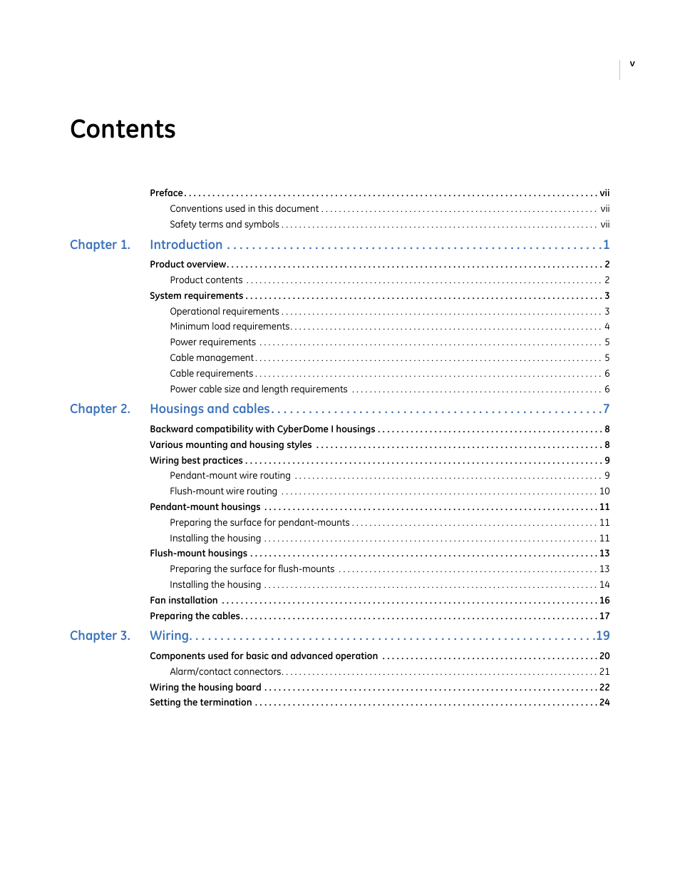 Interlogix UltraView PTZ Dome Series User Manual | Page 5 / 64