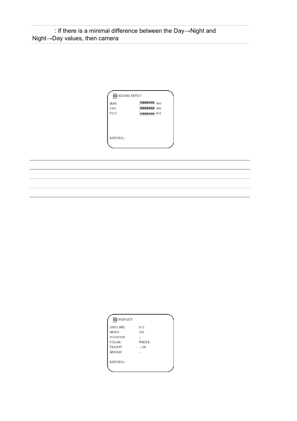 Set e-zoom, Set dis, Set the privacy mask area | Interlogix UVD-6130VE-2 User Manual User Manual | Page 16 / 20