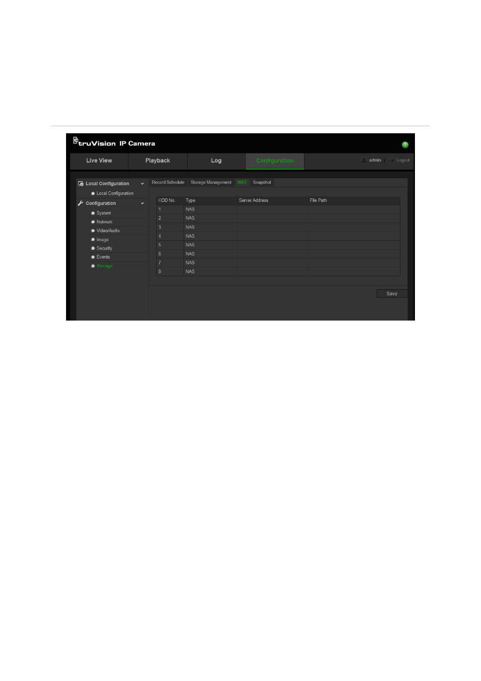 Formatting the storage devices | Interlogix TruVision 360° Configuration Manual User Manual | Page 31 / 50