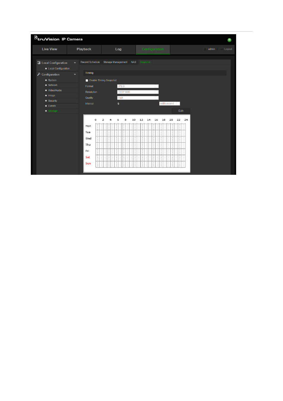 Interlogix TruVision Intelligent IP Dome Configuration Manual User Manual | Page 49 / 72