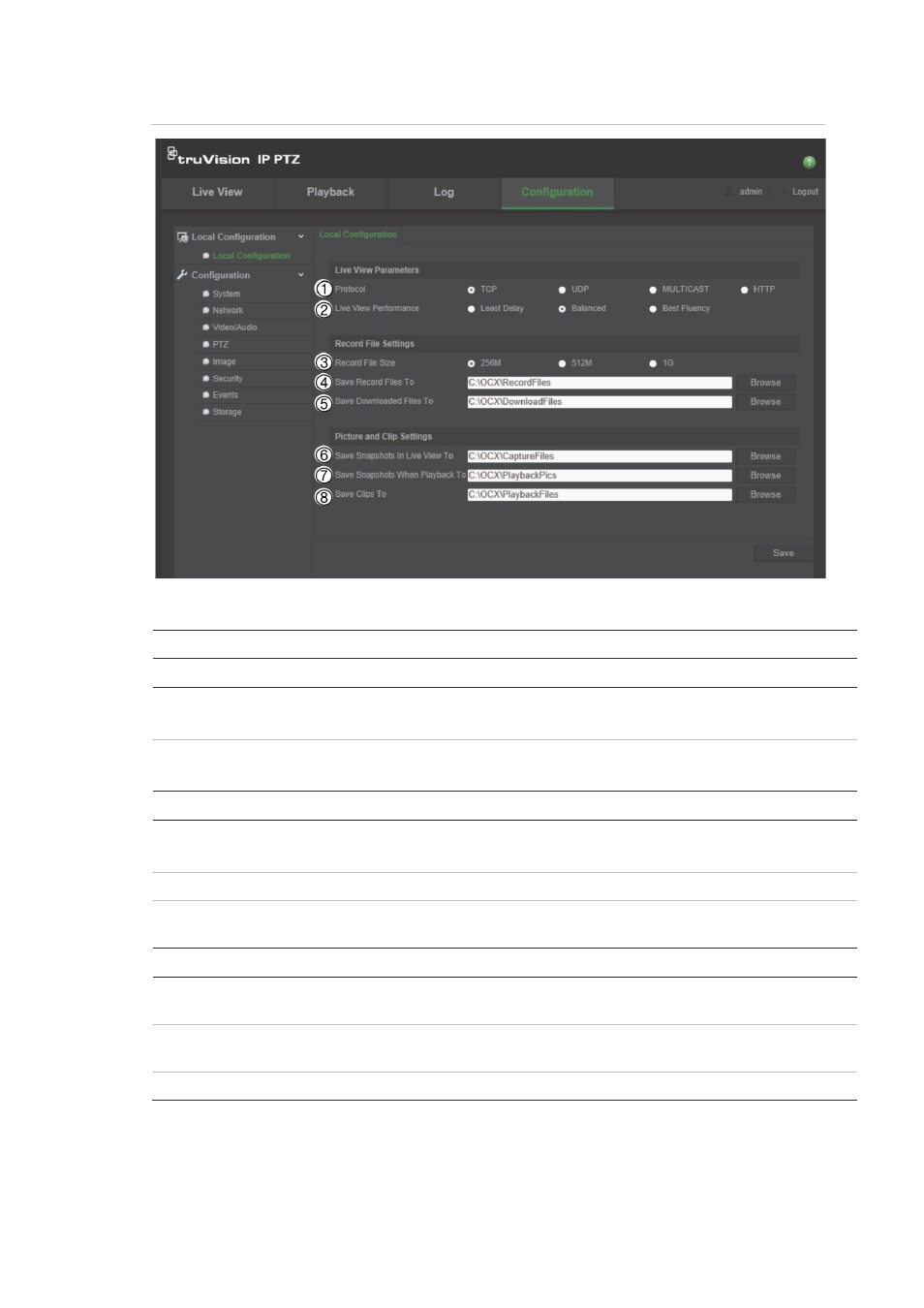 Interlogix TruVision IP Megapixel PTZ Configuration Manual User Manual | Page 15 / 68