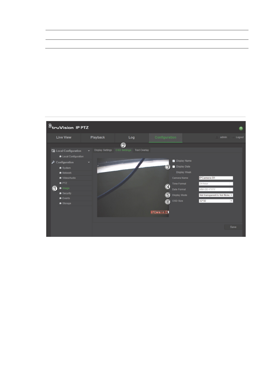 Interlogix TruVision IP Megapixel PTZ Configuration Manual User Manual | Page 25 / 68