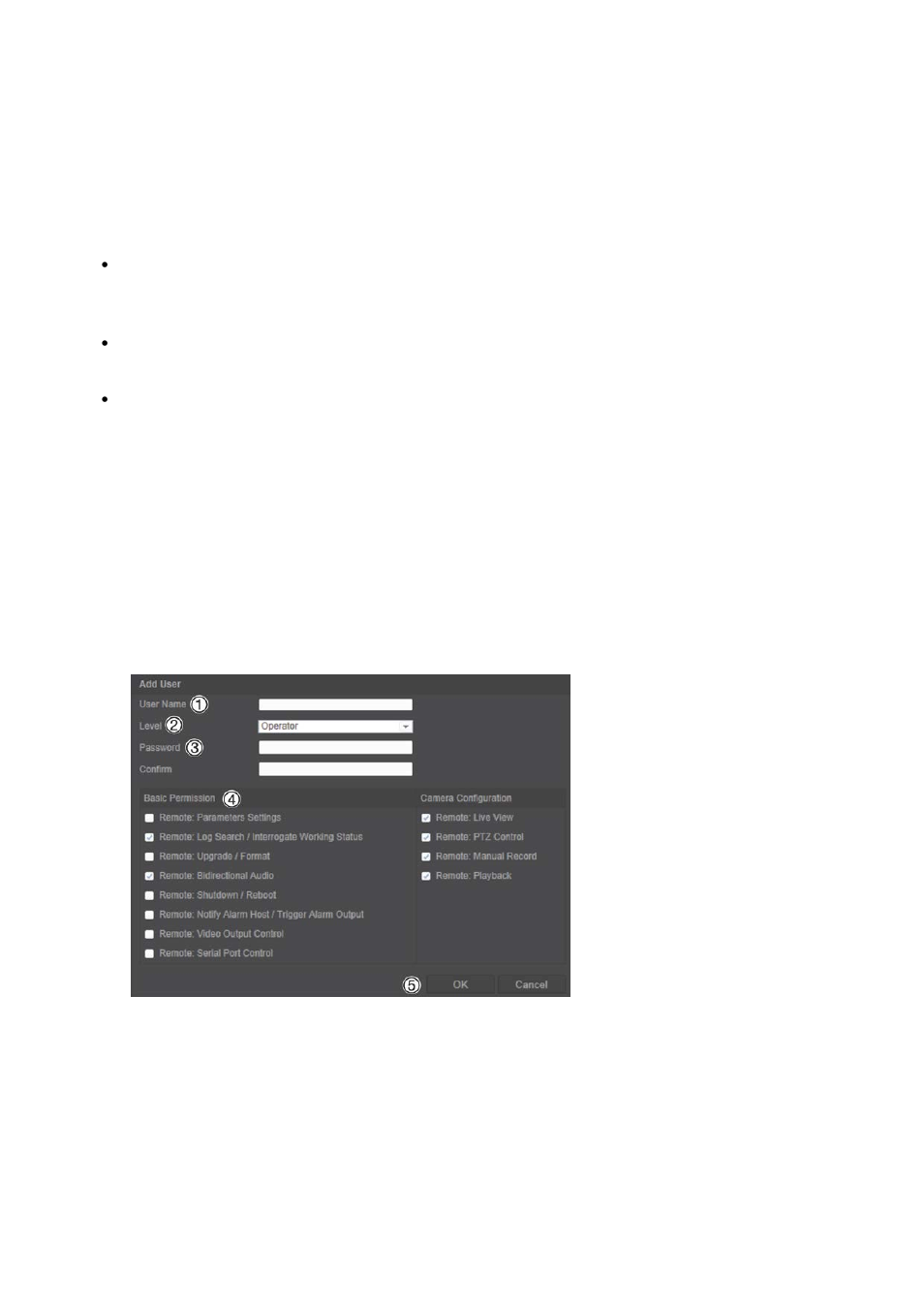 Adding and deleting users | Interlogix TruVision IP Megapixel PTZ Configuration Manual User Manual | Page 50 / 68
