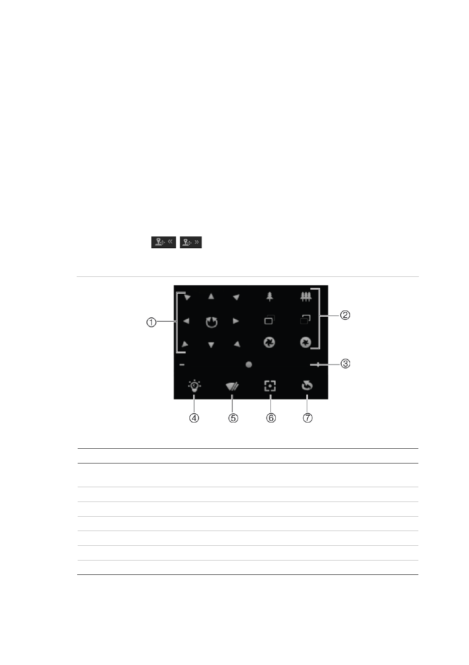 Operating ptz control, Ptz control panel | Interlogix TruVision IP Megapixel PTZ Configuration Manual User Manual | Page 63 / 68