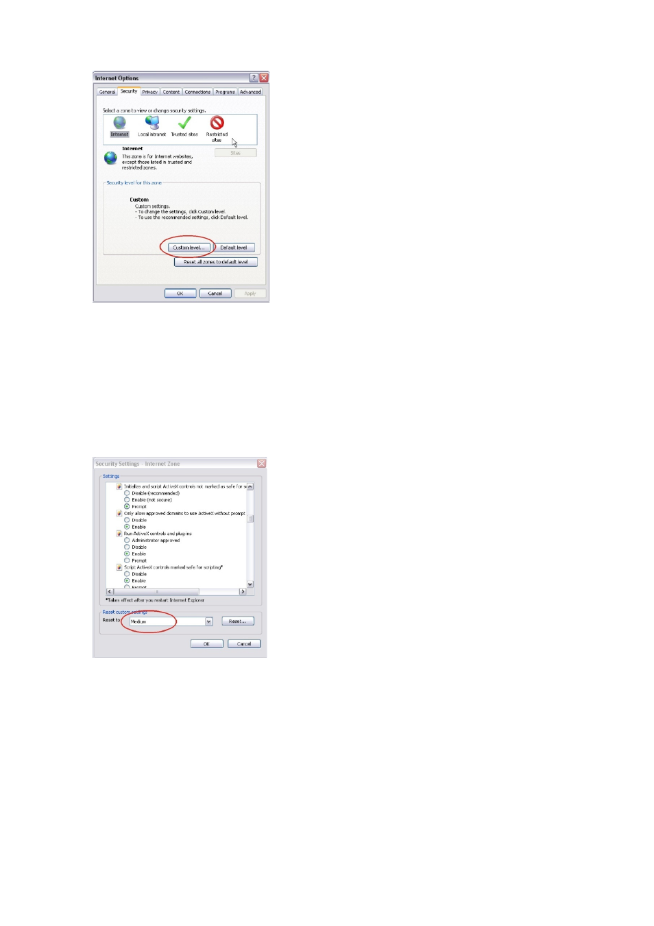 Windows vista and 7 users | Interlogix TruVision IP Megapixel PTZ Configuration Manual User Manual | Page 8 / 68