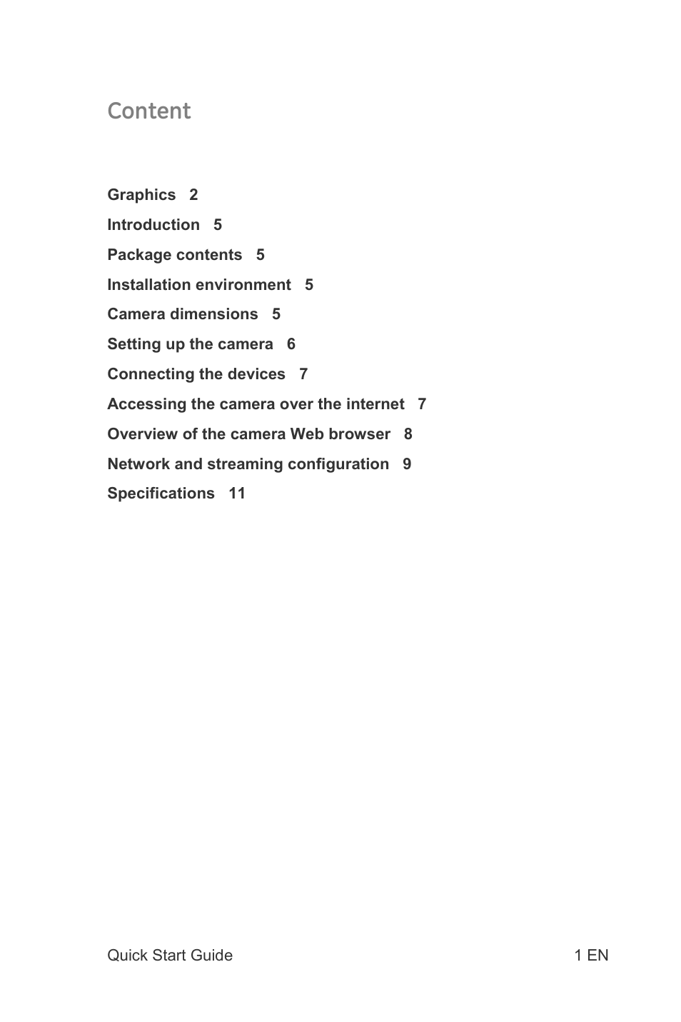 Content | Interlogix TruVision IP Open Standards Box Quick Start User Manual | Page 3 / 16