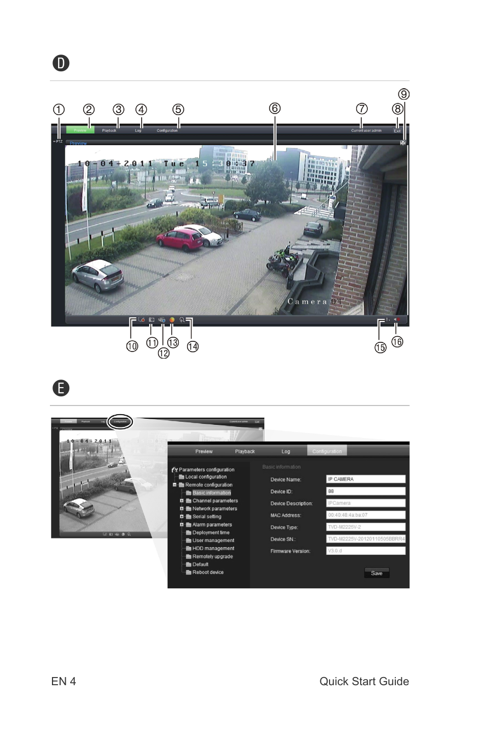 Interlogix TruVision IP Open Standards Box Quick Start User Manual | Page 6 / 16