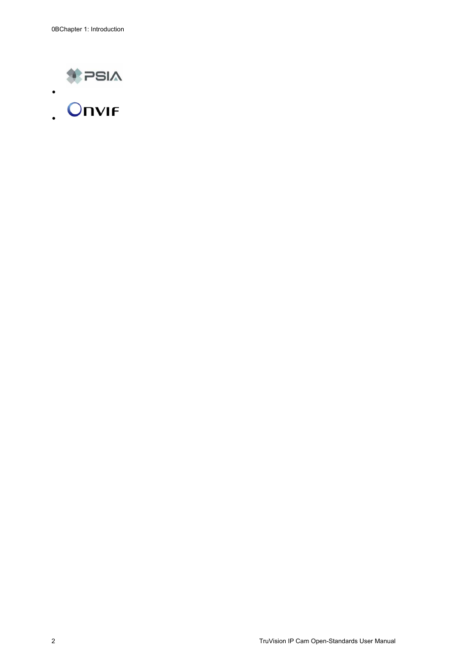 Interlogix TruVision IP Open Standards Box User Manual User Manual | Page 6 / 64