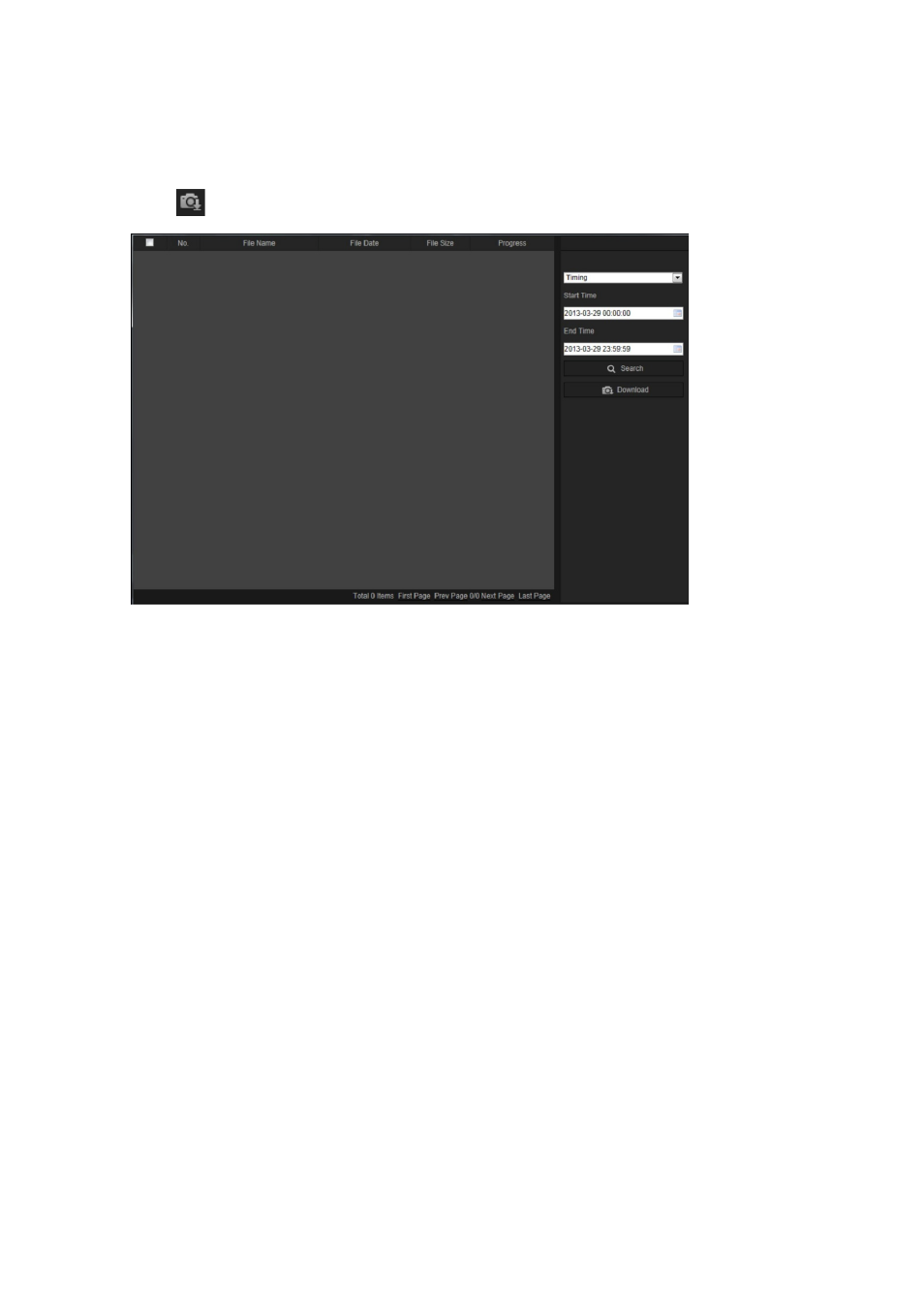 Searching event logs | Interlogix TruVision IP Camera Configuration Manual User Manual | Page 48 / 54
