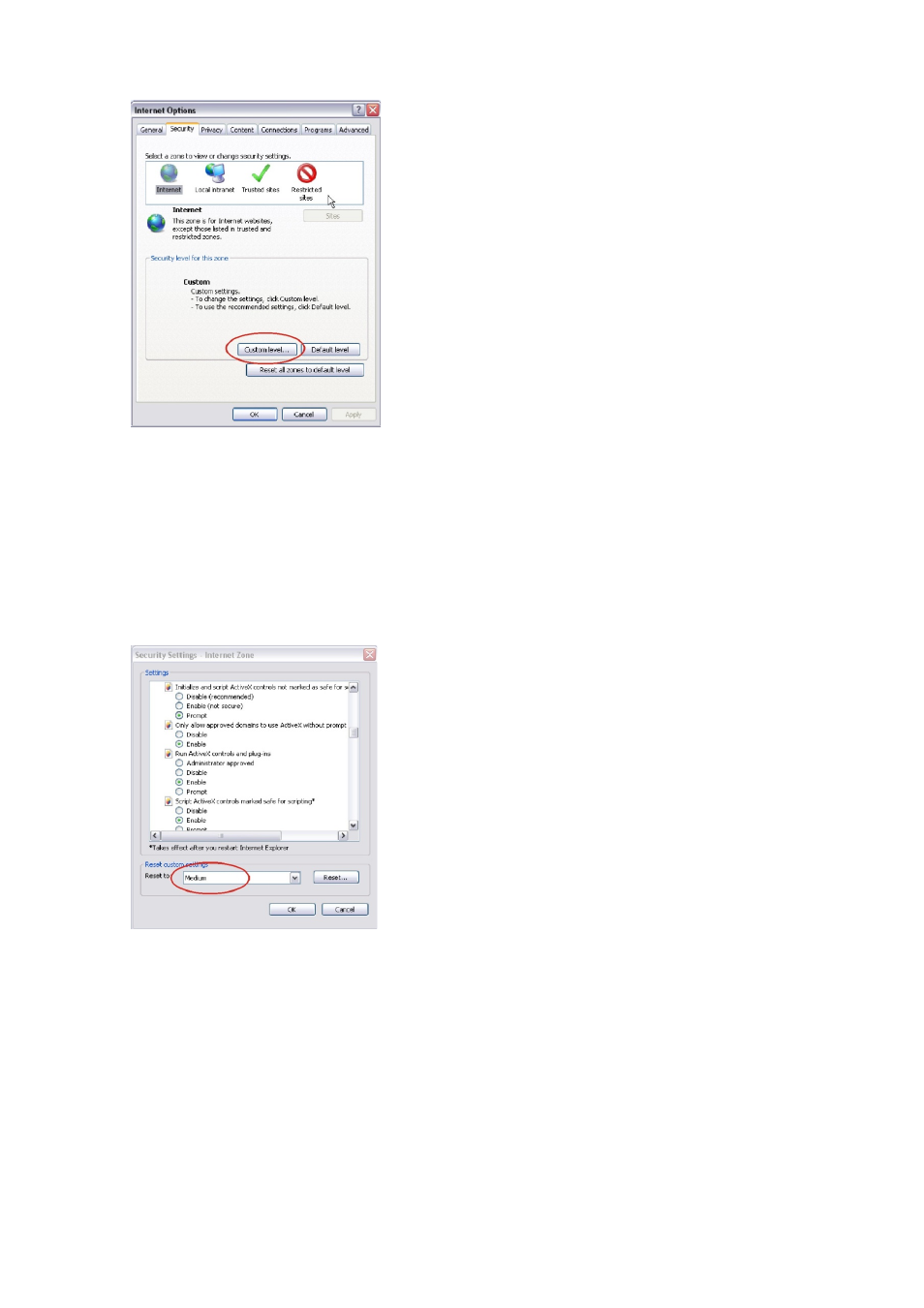 Windows vista and 7 users | Interlogix TruVision IP Camera Configuration Manual User Manual | Page 8 / 54