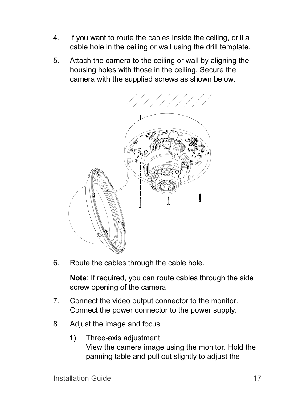Interlogix TruVision IP Camera Installation Guide User Manual | Page 17 / 28