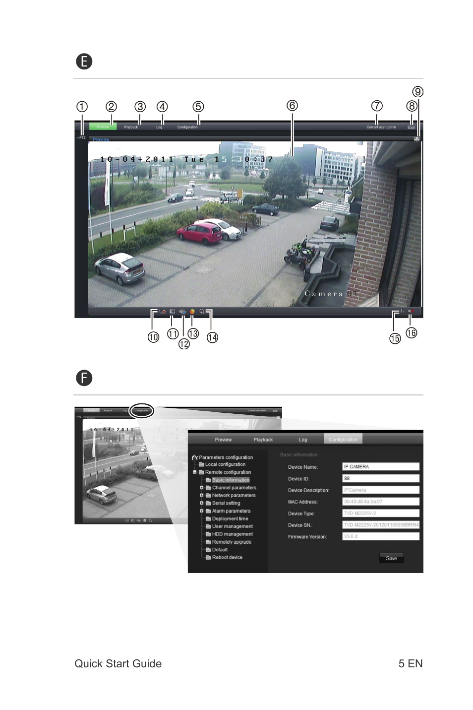 Interlogix TruVision IP Open Standards Dome Cameras Quick Start User Manual | Page 7 / 16