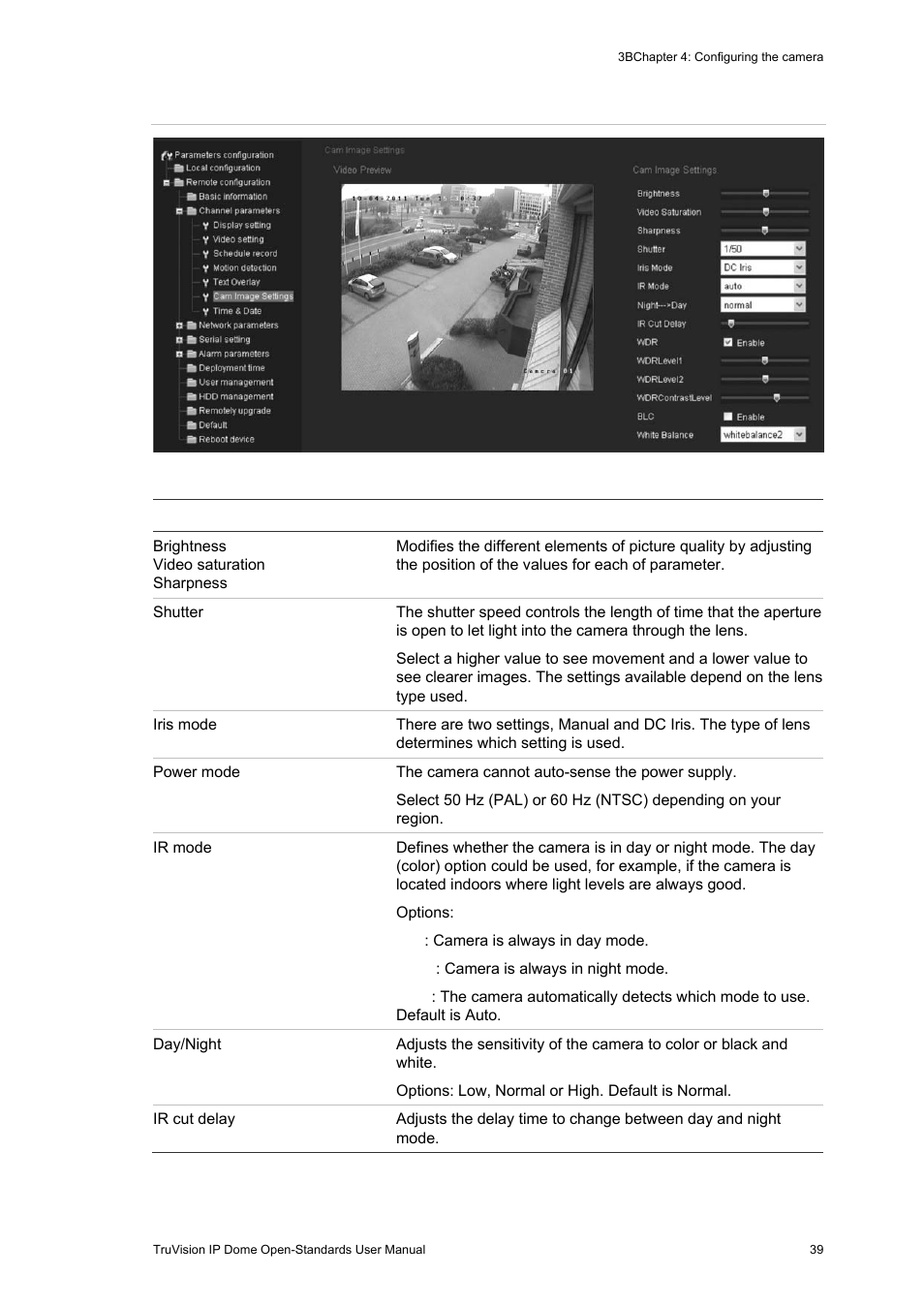 Interlogix TruVision IP Open Standards Dome Cameras User Manual User Manual | Page 43 / 68