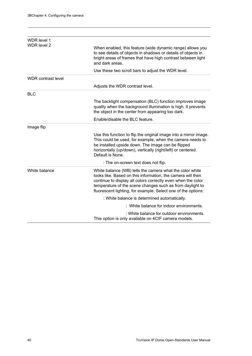 Interlogix TruVision IP Open Standards Dome Cameras User Manual User Manual | Page 44 / 68