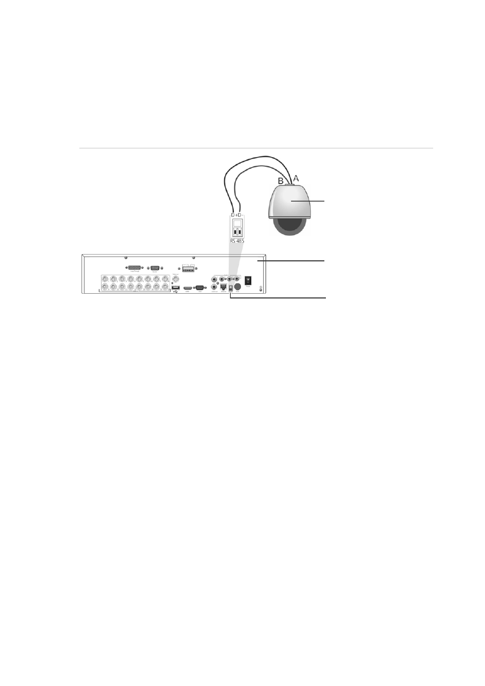Connecting a ptz dome camera | Interlogix TruVision DVR 12 User Manual User Manual | Page 13 / 160